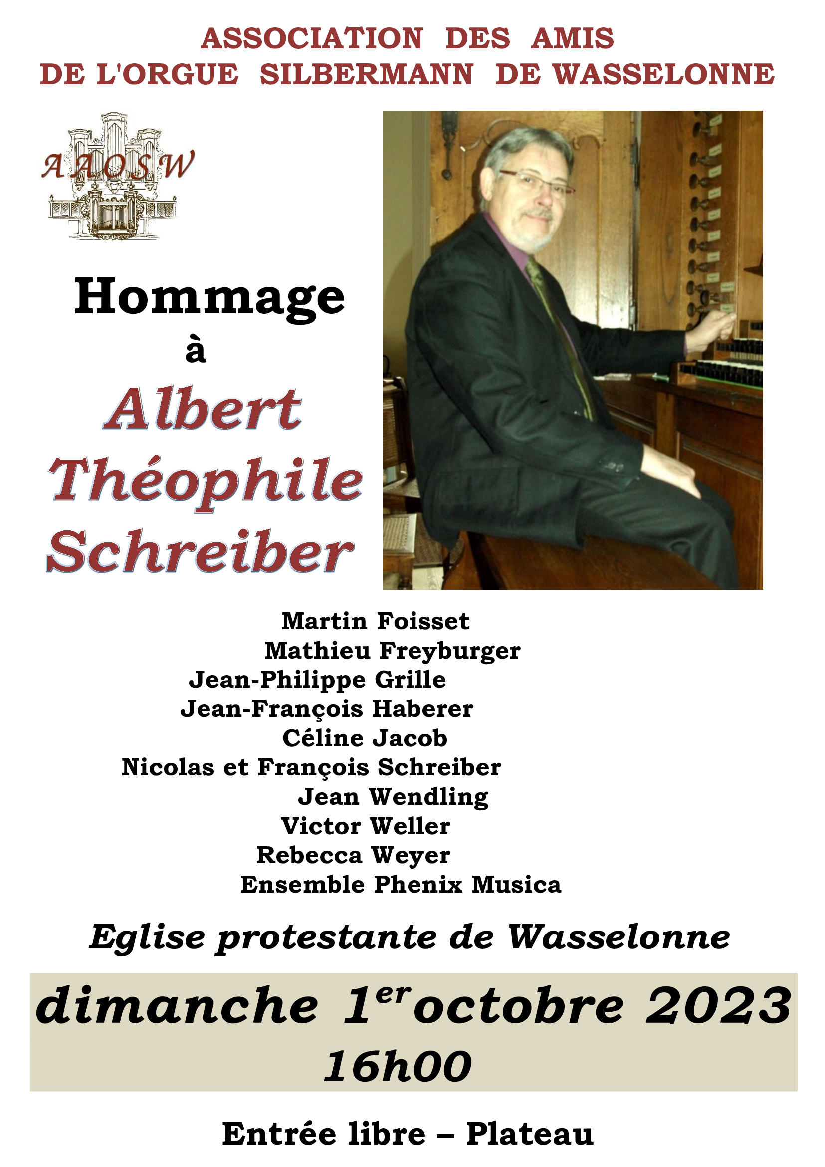 HOMMAGE A ALBERT SCHREIBER