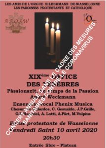 PROCHAIN CONCERT A WASSELONNE