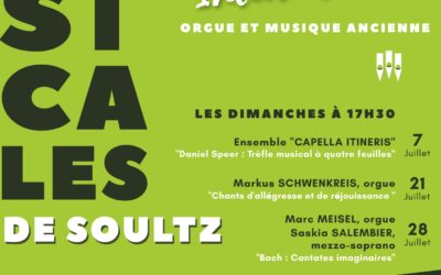SOULTZ (68) – FESTIVAL INTERNATIONAL ORGUE ET MUSIQUE ANCIENNE