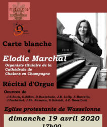 CARTE BLANCHE A ELODIE MARCHAL