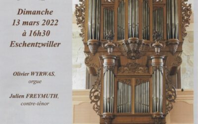 PROCHAIN CONCERT A ESCHENTZWILLER